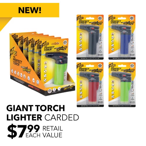 Giant Torch Lighter Carded